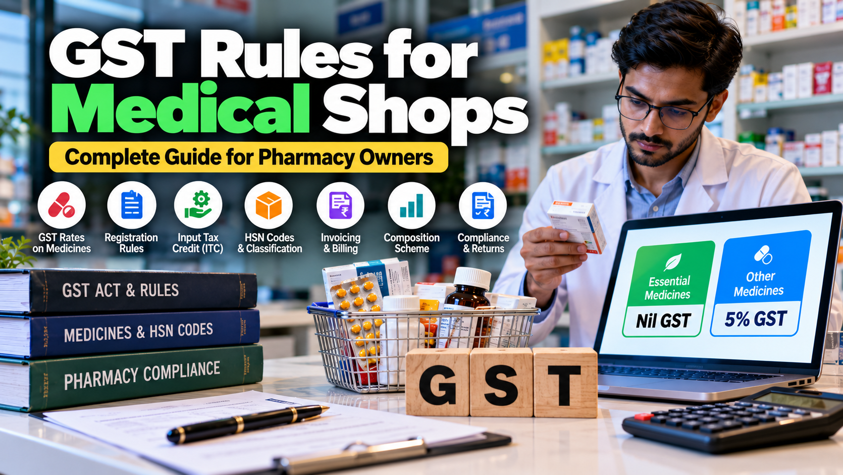 GST Rules for Medical Shops in India: Complete Guide